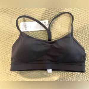 NWT CRZ Yoga Y Bra size Small Black